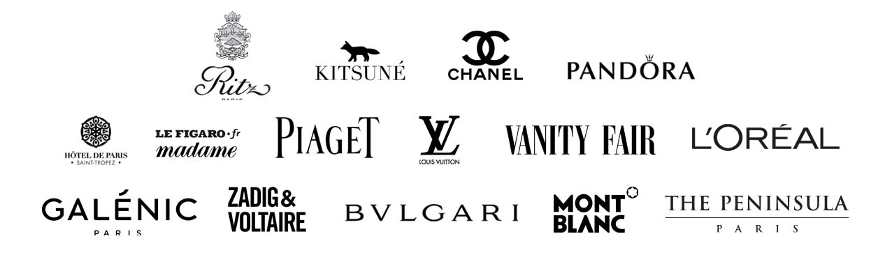 Logos des clients d'Elodie Clavier